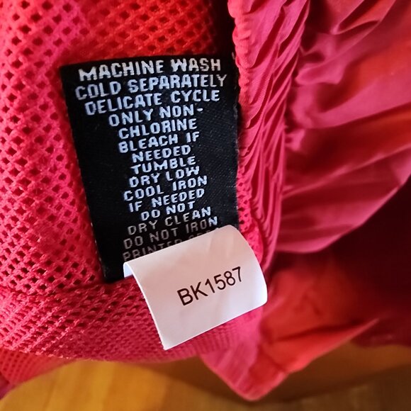 Men's Large Pro Tour Golf Red Windbreaker Pullover Jacket - Picture 10 of 11